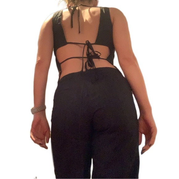 Vintage 100% silk unique top and pants set - Picture 3 of 9